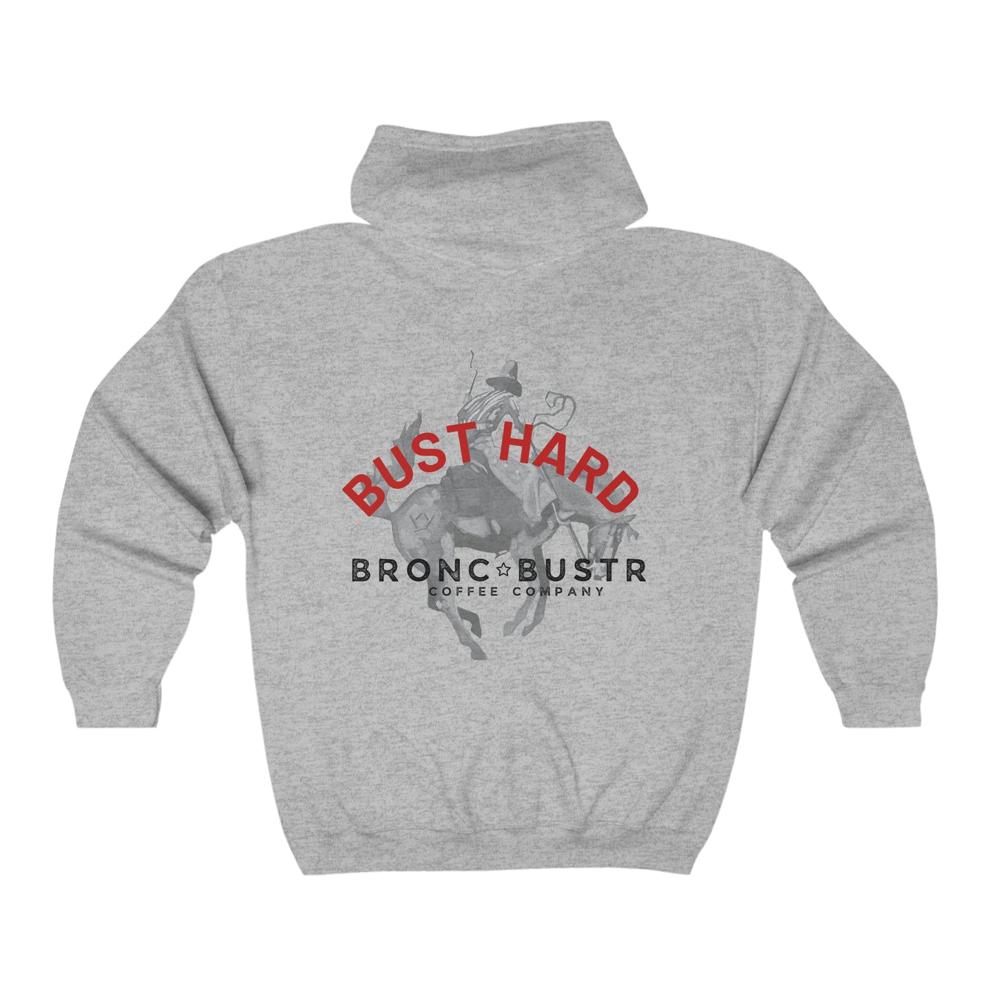 BUST HARD BB Zip up hoodie